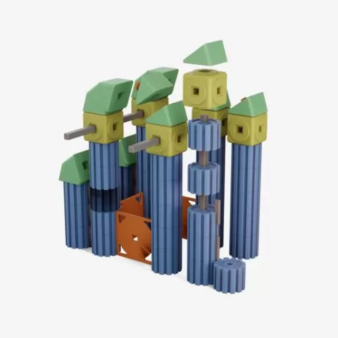 columns and walls