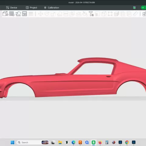 1966 Ford Mustang Long Nose AWB (Ronda Funny Car) inspired scale hollow model, shell body,2 version/files, rc, drag, cars, resin or FDM, stl