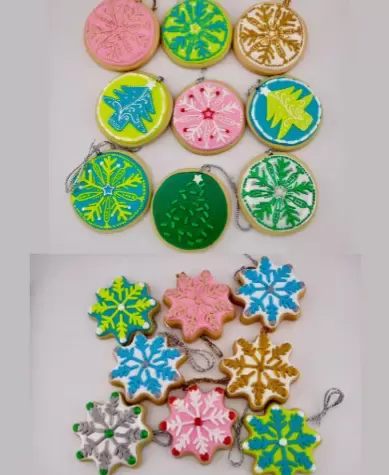 Holiday Sugar Cookie Ornament Set