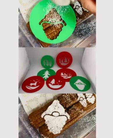 Baking Stencils -Holiday Theme