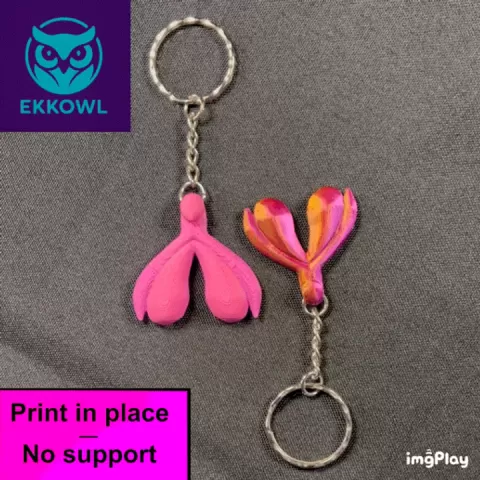Clit keychain or earring by Ekkowl
