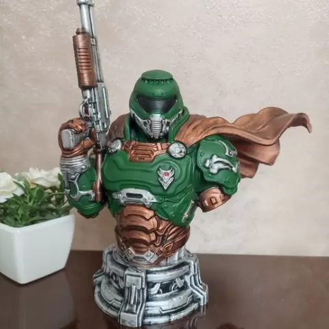 Doom Guy Statue
