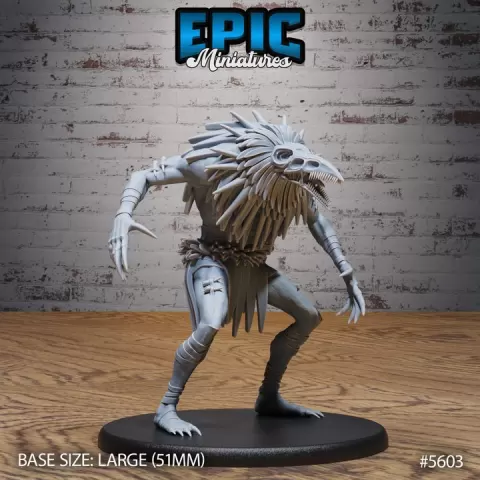 Crow Shaman / Bird Folk Spellcaster / Birdfolk Magician Warrior / Raven Humanoid Wizard / Magic Animal Sorcerer / Forest Encounter by Epic-Miniatures