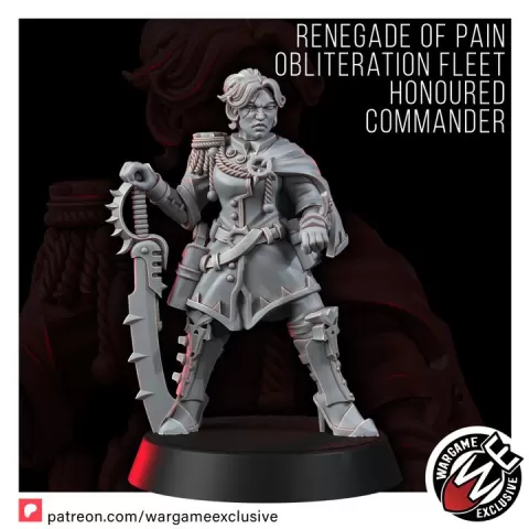 RENEGADES OF PAIN OBLITERATION FLEET HONOURED COMMANDER by Wargame Exclusive