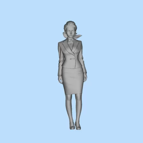 1:64 Scale Model Figures = Airline Uniforms
