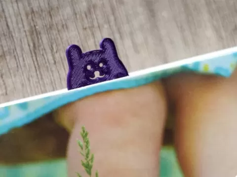 Peeping bookmark