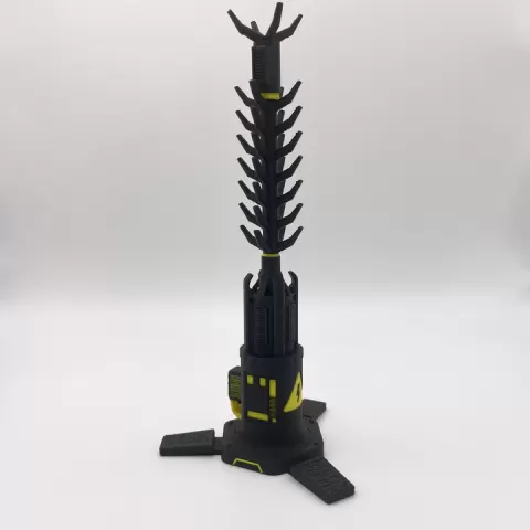 Tesla Tower / Videogame Electricity Shock Prop Cosplay Decoration Multicolored by Joshua Elias