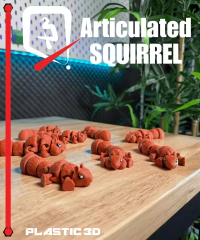 Articulated Squirrel — Your Tiny Forest Acrobat