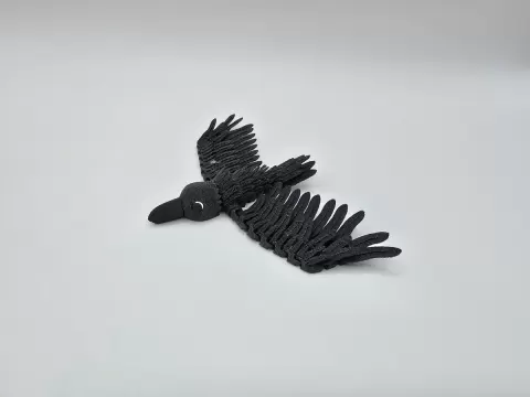 Flexi Raven Pocket Pet & Keychain Variant