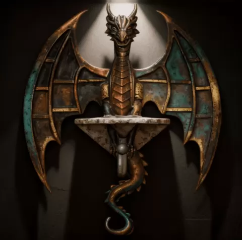 Dragon Wall Key Holder