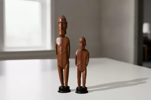 Moai Pa’a Pa’a Statues
