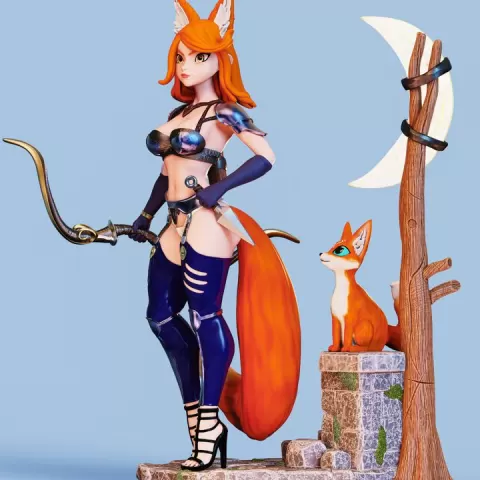 Luna - The Naughty Vixen by TETI-MINIATURES & Succubus Atelier