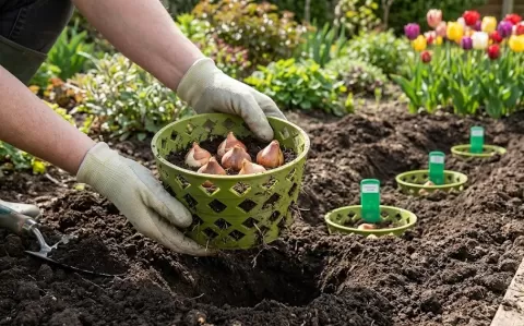Tulip Bulb Planting Basket Pack
