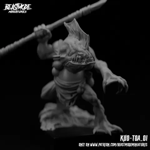 Kuo-Toa_01 by Beastmode Miniatures