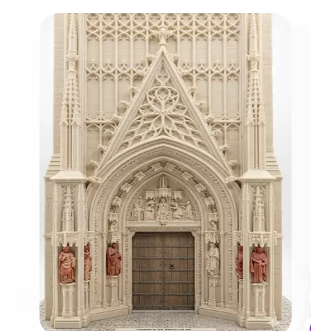 La Puerta del Bautismo - Catedral de Sevilla : Passion Scene for Holy Week, Holy Week procession door, Holy Week processional door