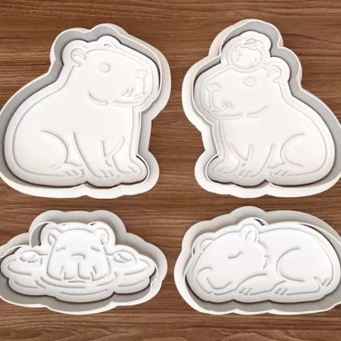 Capybara Cookie Cutter Set