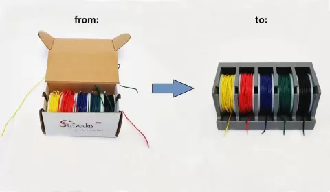Modular Wire Spool Holder