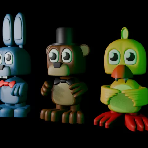 FNAF 3 styled Bobble models - 10cm