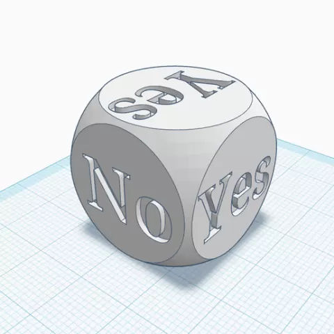 Yes or no cube