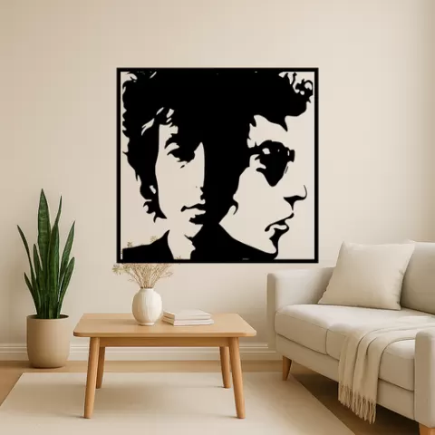 Bob Dylan Bob Dylan Music Notes Wall Art Framed