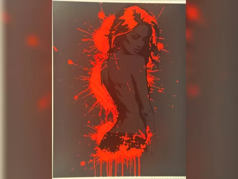 Woman On Fire hueforge bookmark set