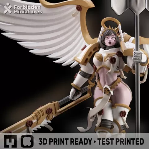 Invicta Sororitas: Celestine, Guardian of the Pact | VOL. 1 by Forbidden Miniatures