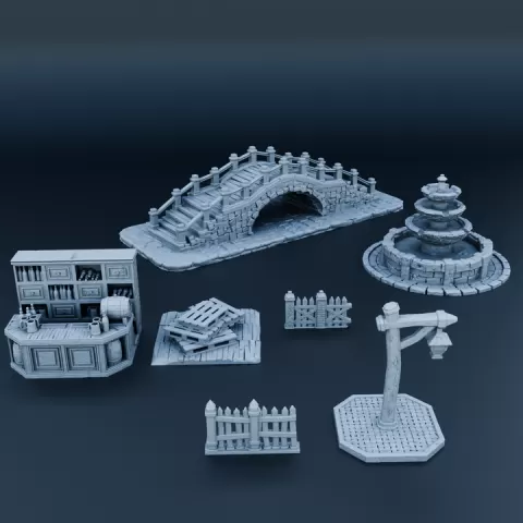 Medieval props by Creator