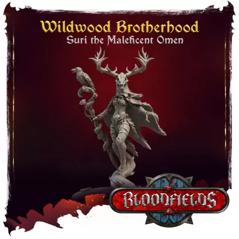 Wildwood Brotherhood - Suri the Maleficent Omen - Additional Miniatures by Titan Forge Miniatures