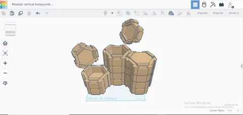 Modular vertical honeycomb drawer system