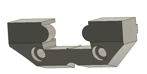 Harken C car top and bottom retainers
