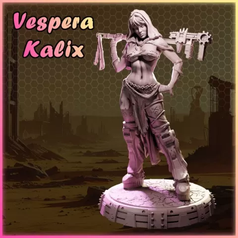 Vespera Kalix from Ladies of Nuke City by Black Bird Miniatures