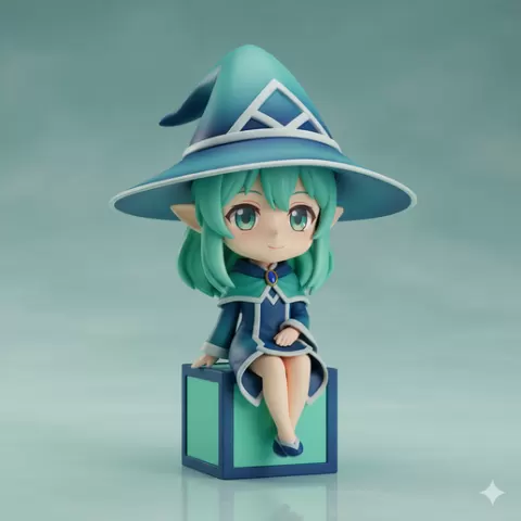 Frieren — Frieren: Beyond Journey’s End collectible figurine High Detail anime figurine anime figurine 3D Model STL File 3d printable figure Ready for Clean and Smooth 3D Printing