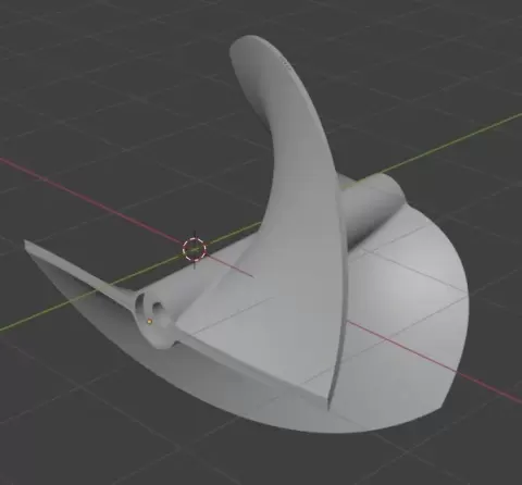 Rotor básico optimizado para impresión 3D