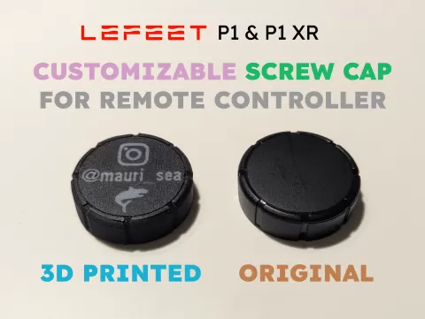 LEFEET P1 / P1 XR Screw Cap for Remote Controller & Blank Handle (Customizable)