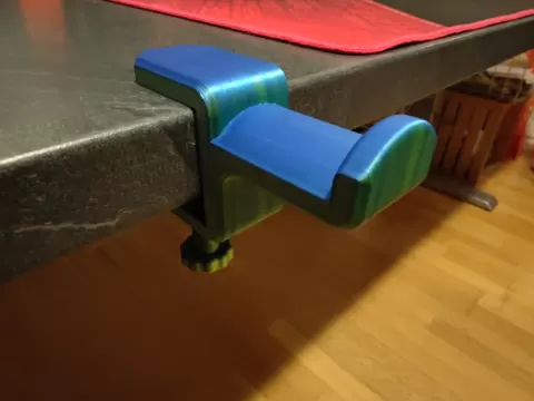 Clampable Parametric Headphone Stand