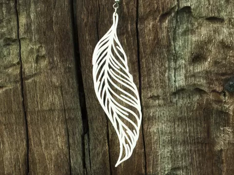 Earrings Feather 2