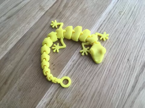 lizard keychain