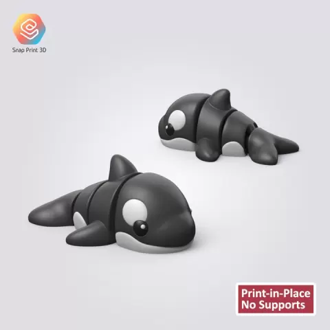 Flexi Orca by SNAP PRINT 3D