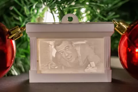 Die Hard Fireplace Christmas Ornament