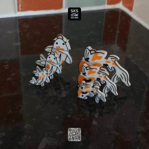 Koi Wiggle Keyring
