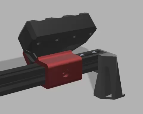 INDX Filament Sensor mount for Rear / Wall mounted filament