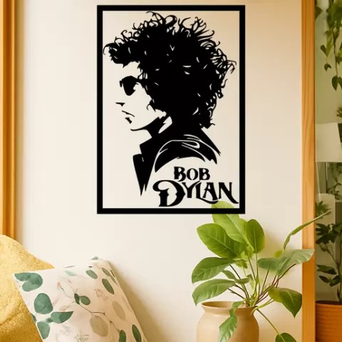 Bob Dylan Bob Dylan Music Notes Wall Art Framed