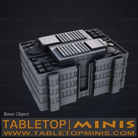 Building SciFi BT0E by TableTopMinis