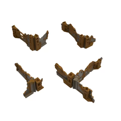 Grimdark Foldable Scatter Terrain - Space Orks by Tinker Junkie