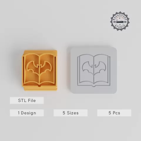Halloween Stamp Tile Collection, 5 Sizes, Perfect for Clay, Cookies & Fondant PRODUCT_4068