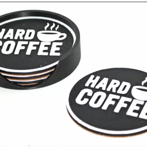 Hard Coffee Coasters