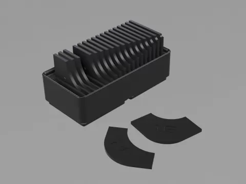 Gridfinity Radius Measuring Set (2mm - 20mm)