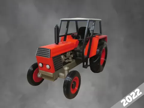 Tractor - Zetor Crystal 8011 (NO SUPPORTS)