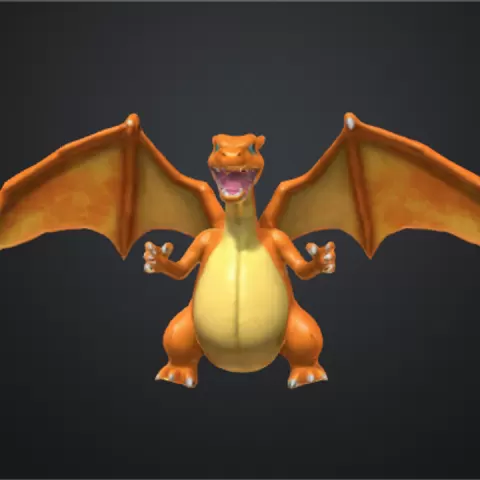 charizard in classic pose by surya Ganesh