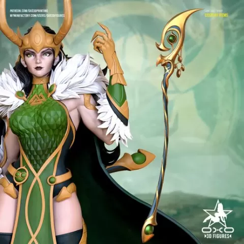 Lady Loki Staff - Rival (Cosplay)